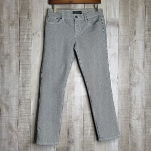 LRL Ralph Lauren Stripped Pants. Modern Straight 6P Petite.